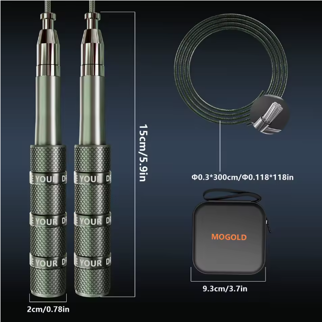 Corde à Sauter Sport Professionnel – Solide, Légère et Facile à Régler | Perform & Potency