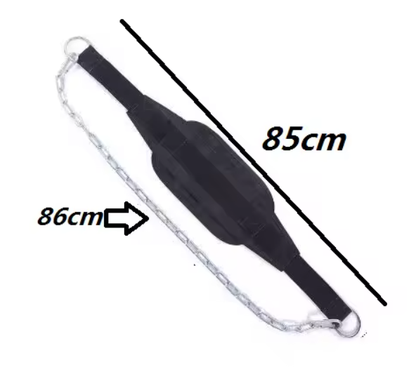 Ceinture de Lest Professionnelle - Renforcement Musculaire Intensif (chaîne en acier)
