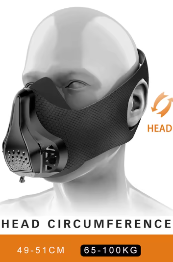 Masque d’Entraînement Respiratoire – Réglable & Haute Qualité